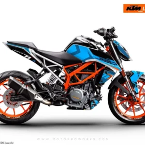 KTM 125 Duke GRAFIIKAT - "Rasorblade" (Sininen)