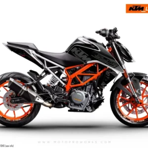 KTM 125 Duke GRAFIIKAT - "Torque" (Musta)