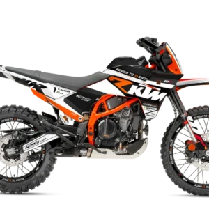 KTM 125 Enduro R GRAFIIKAT - "RR-Tech" (Valkoinen)