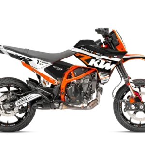 KTM 125 SMC-R GRAFIIKAT - "RR-Tech" (Valkoinen)