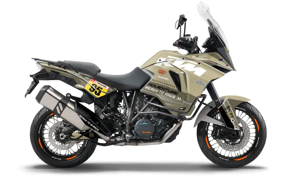 KTM 1290 Super Adventure 2015-2016 GRAFIIKAT - "Waypointer" (Sand)