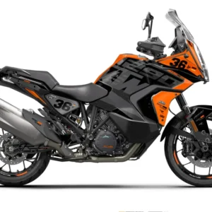 KTM 1290 Super Adventure GRAFIIKAT - "Frontier" (Musta/Oranssi)