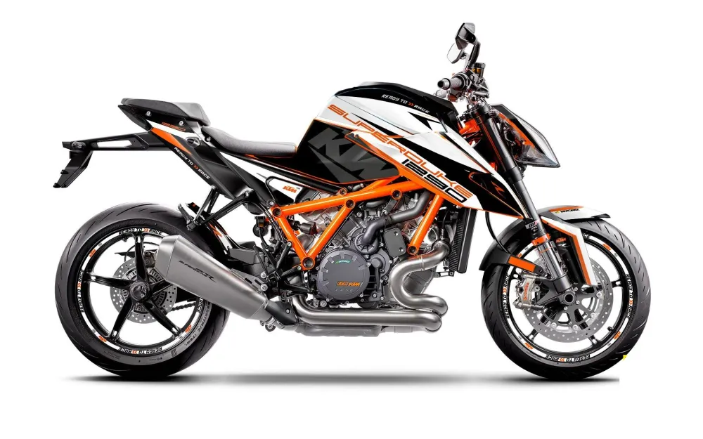 KTM 1290 Super Duke R 2020-2023 - "Torque" (Valkoinen/Musta/Oranssi)