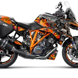 KTM 1290 Super Duke GT GRAFIIKAT - "Flake" (Musta/Oranssi)