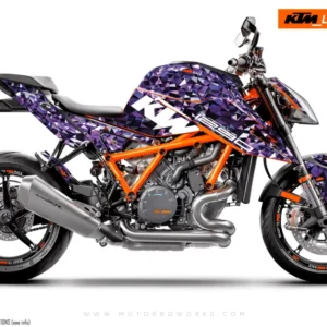 KTM 1290 Super Duke R GRAFIIKAT - "Polyatomic" (Violetti)