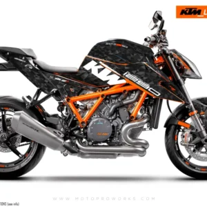 KTM 1290 Super Duke R GRAFIIKAT - "Polyatomic" (Musta)