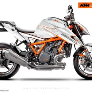 KTM 1290 Super Duke R GRAFIIKAT - "Ripple" (Valkoinen)