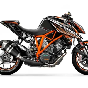 KTM 1290 Super Duke R GRAFIIKAT - "Vortex" (Musta/Oranssi)