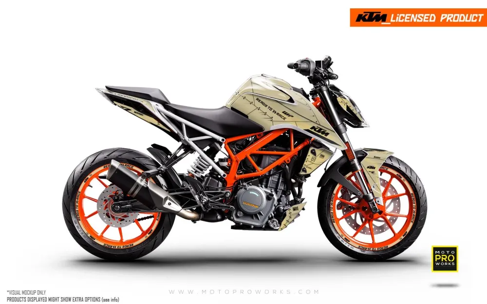 KTM 200 Duke GRAFIIKAT - "Liberty" (Sand)