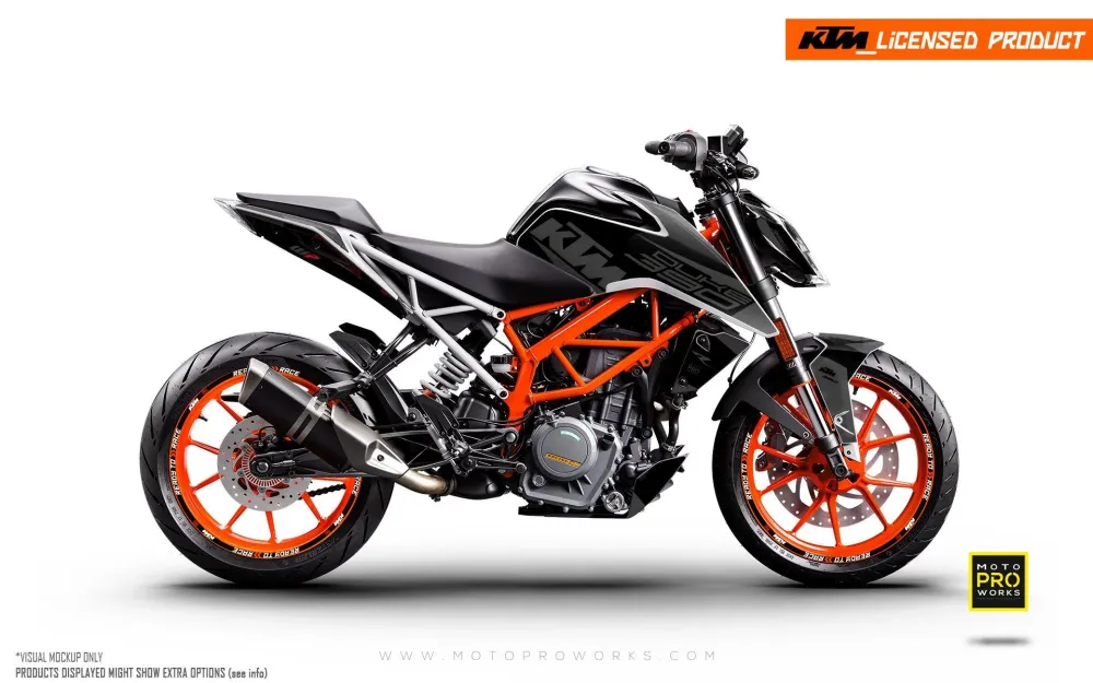 KTM 200 Duke GRAFIIKAT - "Torque" (Musta)