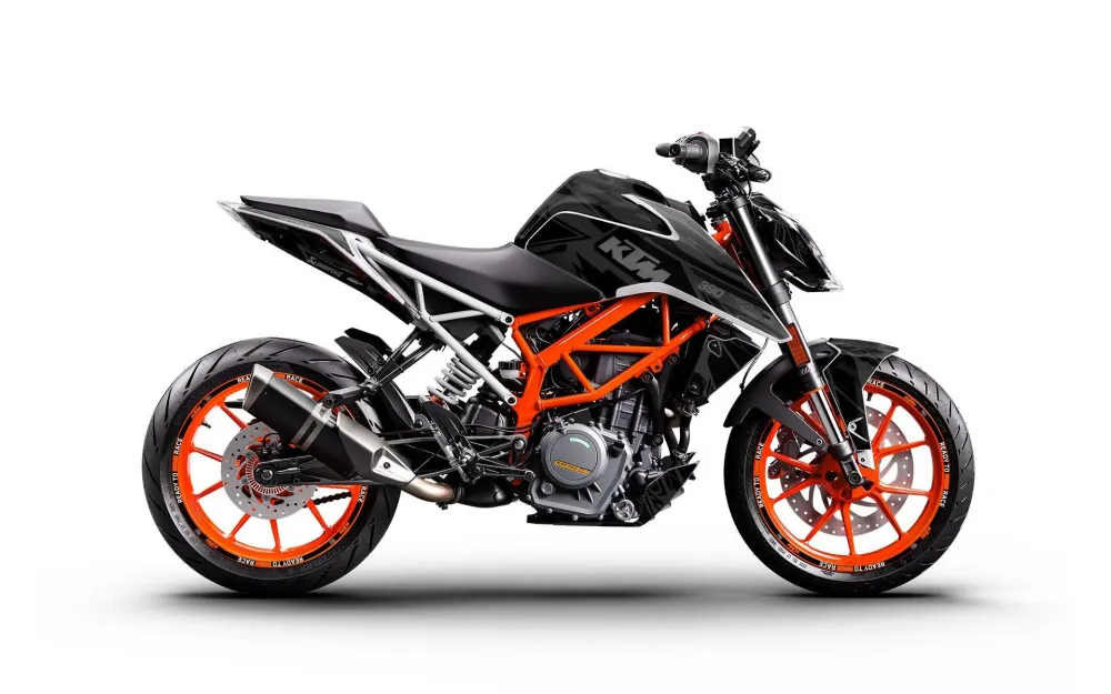 KTM 390 Duke 2011-2023 GRAFIIKAT - "Pulse" (Musta)