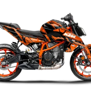 KTM 390 Duke GRAFIIKAT - "Pulse" (Musta/Oranssi)