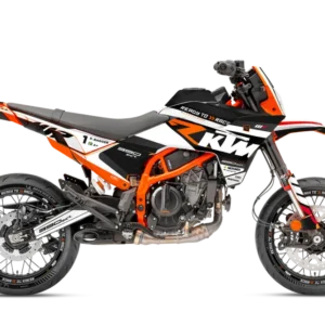 KTM 390 SMC-R GRAFIIKAT - "RR-Tech" (Valkoinen)
