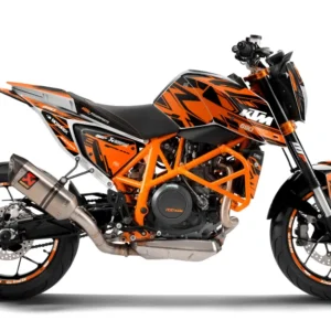 KTM 690 Duke GRAFIIKAT - "Pulse" (Oranssi)
