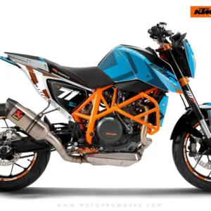 KTM 690 Duke GRAFIIKAT - "Rasorblade" (Blue)