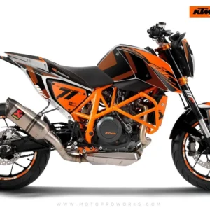 KTM 690 Duke GRAFIIKAT - "Rasorblade" (Orange)