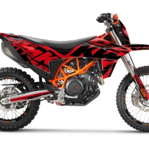 KTM 690 ENDURO R 2026 GRAFIIKAT - "Kickdrift" (Punainen)