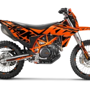 KTM 690 ENDURO R 2026 GRAFIIKAT - "Kickdrift" (Musta/Oranssi)