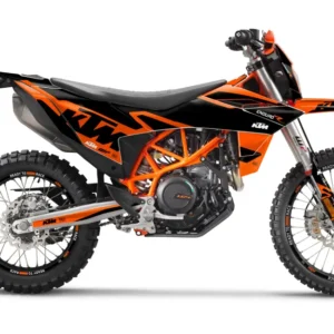KTM 690 Enduro R 2026 GRAFIIKAT - "Mounty" (Musta/Oranssi)