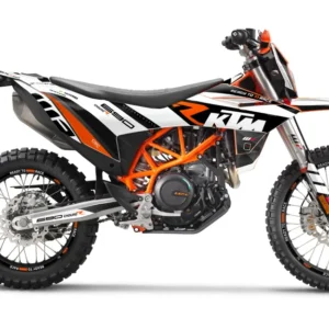 KTM 690 Enduro R 2026 GRAFIIKAT - "RR-Tech" (Valkoinen)