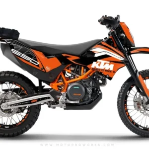 KTM 690 Enduro GRAFIIKAT - "ABSTRAKT" (oranssi/musta)