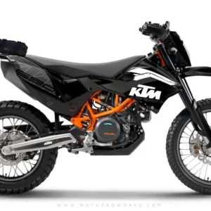 KTM 690 ENDURO GRAFIIKAT - "ABSTRAKTI" (musta/harmaa)