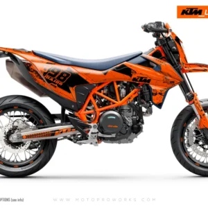 KTM 690 Enduro GRAFIIKAT - "Armatech" (Oranssi)