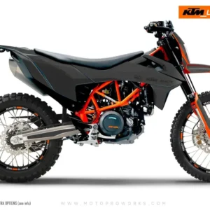 KTM 690 Enduro GRAFIIKAT - "Fade" (Harmaa)