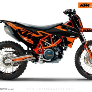 KTM 690 Enduro GRAFIIKAT - "Mounty" (Musta/Oranssi)