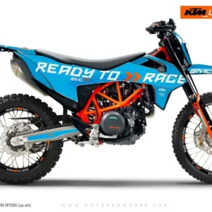 KTM 690 Enduro GRAFIIKAT - "Ready2Race" (Sininen)
