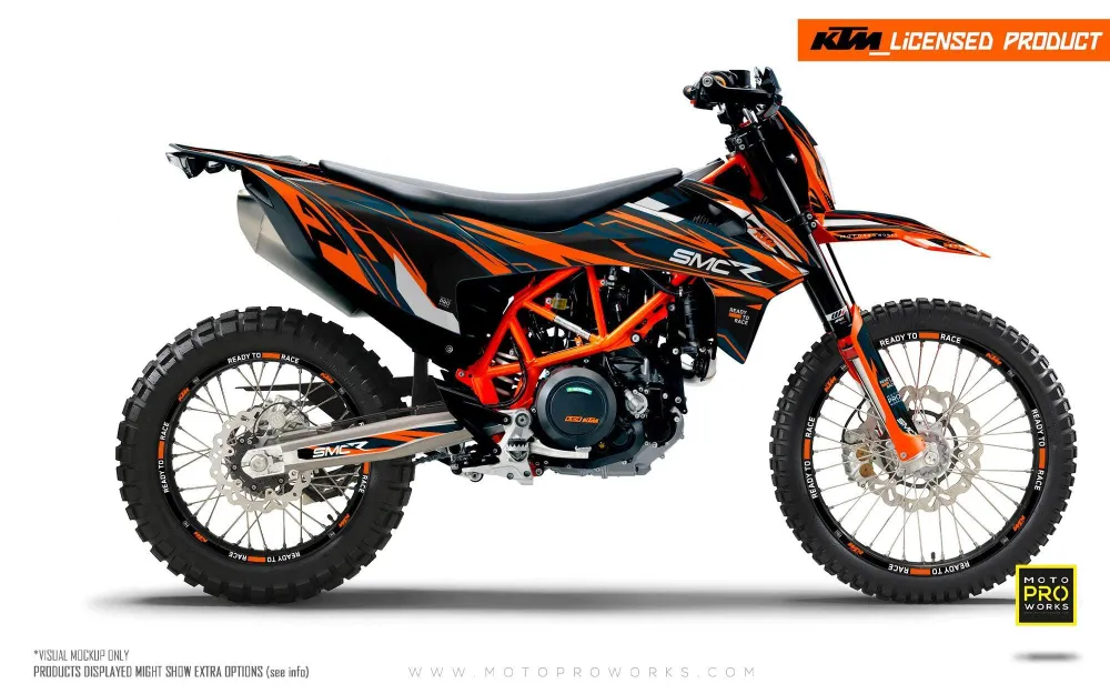 KTM 690 Enduro GRAFIIKAT - "Ripple" (Oranssi)