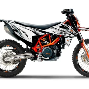 KTM 690 Enduro GRAFIIKAT - "Ripple" (Valkoinen/Musta)