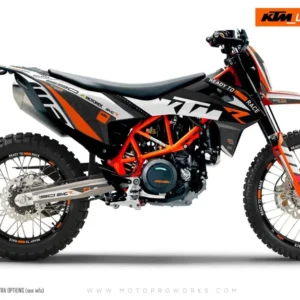 KTM 690 Enduro GRAFIIKAT - "RR-Tech 2.0.2.2" (Valkoinen)