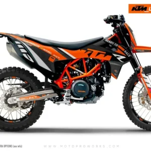 KTM 690 Enduro GRAFIIKAT - "RR-Tech 2.0.2.2" (Oranssi)