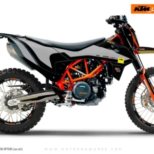 KTM 690 Enduro GRAFIIKAT - "Sprint" (Harmaa)