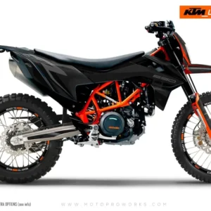 KTM 690 Enduro R GRAFIIKAT - "Torque Reloaded" (Musta)