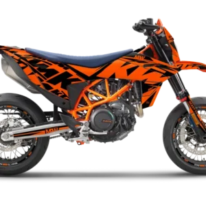 KTM 690 SMC-R 2026 GRAFIIKAT - "Kickdrift" (Musta/Oranssi)