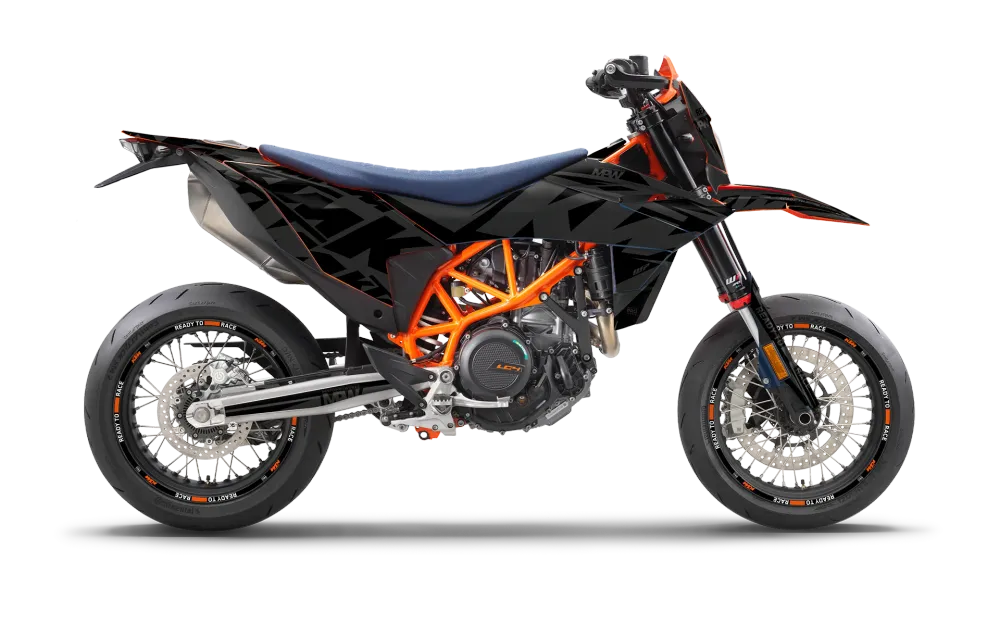 KTM 690 SMC-R 2026 GRAFIIKAT - "Kickdrift" (Musta)