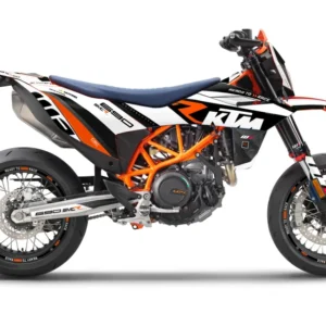 KTM 690 SMC-R 2026 GRAFIIKAT - "RR-Tech" (Valkoinen)