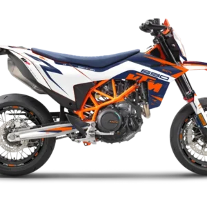 KTM 690 SMC-R 2026 GRAFIIKAT - "Torque" (Valkoinen/Sininen)