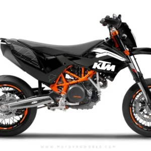 KTM 690 SMC-R GRAFIIKAT - "ABSTRAKTI" (musta/harmaa)