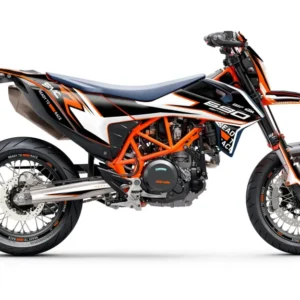 KTM 690 SMC-R GRAFIIKAT - "District" (Musta)