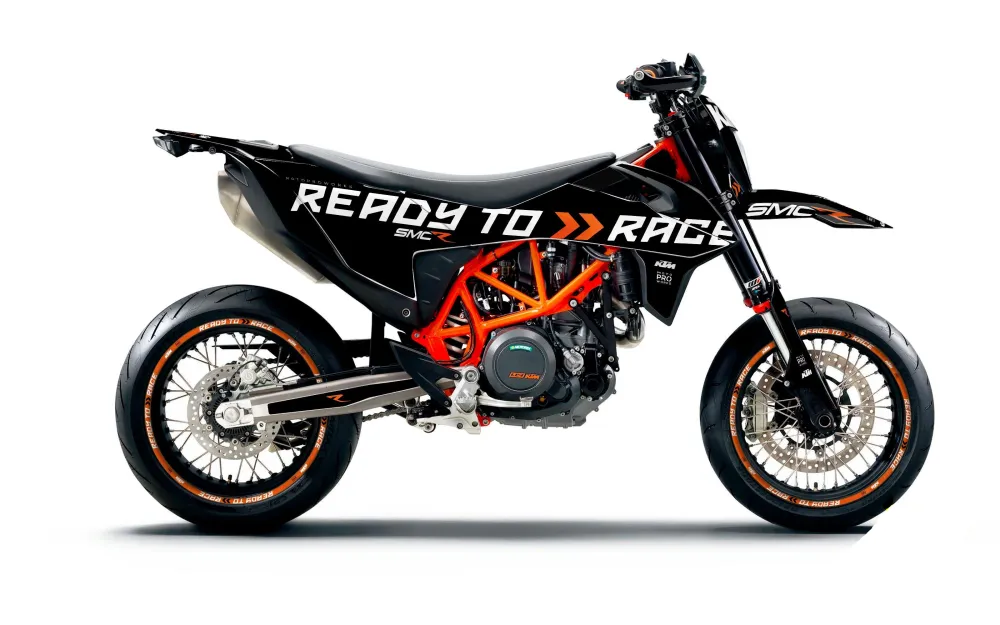 KTM 690 SMC-R GRAFIIKAT - "Ready2Race" (Musta)