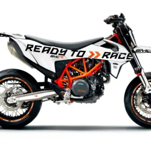 KTM 690 SMC-R GRAFIIKAT - "Ready2Race" (Valkoinen)