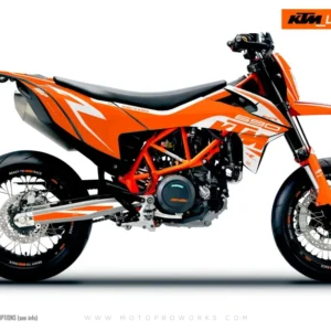 KTM 690 SMC-R GRAFIIKAT - "Torque" (Solid/Oranssi)
