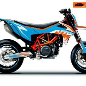 KTM 690 SMC-R GRAFIIKAT - "Torque" (Valkoinen/Sininen/Oranssi)