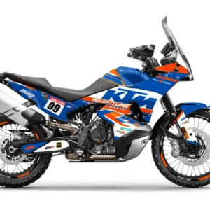 KTM 790/890 Adventure R/S 2023 GRAFIIKAT - "Atlantic" (Valkoinen/Sininen/Oranssi)
