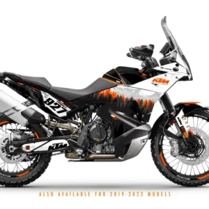 KTM 790/890 Adventure R/S GRAFIIKAT - "Abisko" (Valkoinen/Musta)