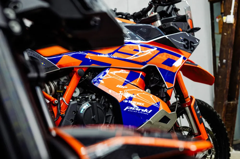 KTM 790/890 Adventure R/S GRAFIIKAT - "Frontier" (Sininen/Harmaa)