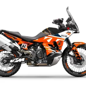 KTM 790/890 Adventure R/S GRAFIIKAT - "Nomadic" (Valkoinen/Sininen/Oranssi)